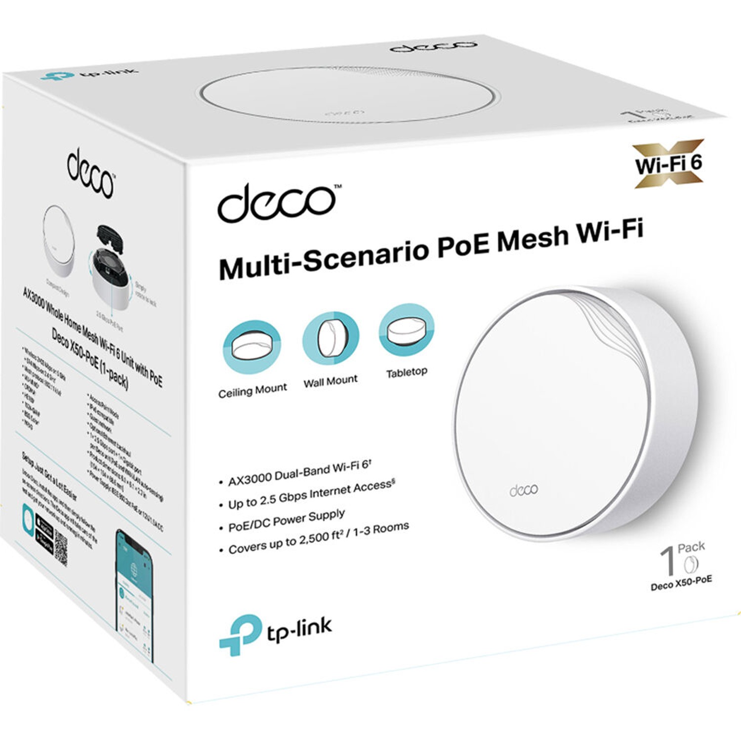 TP-Link Deco DECO X50-POE(1-PACK) | PC-Canada